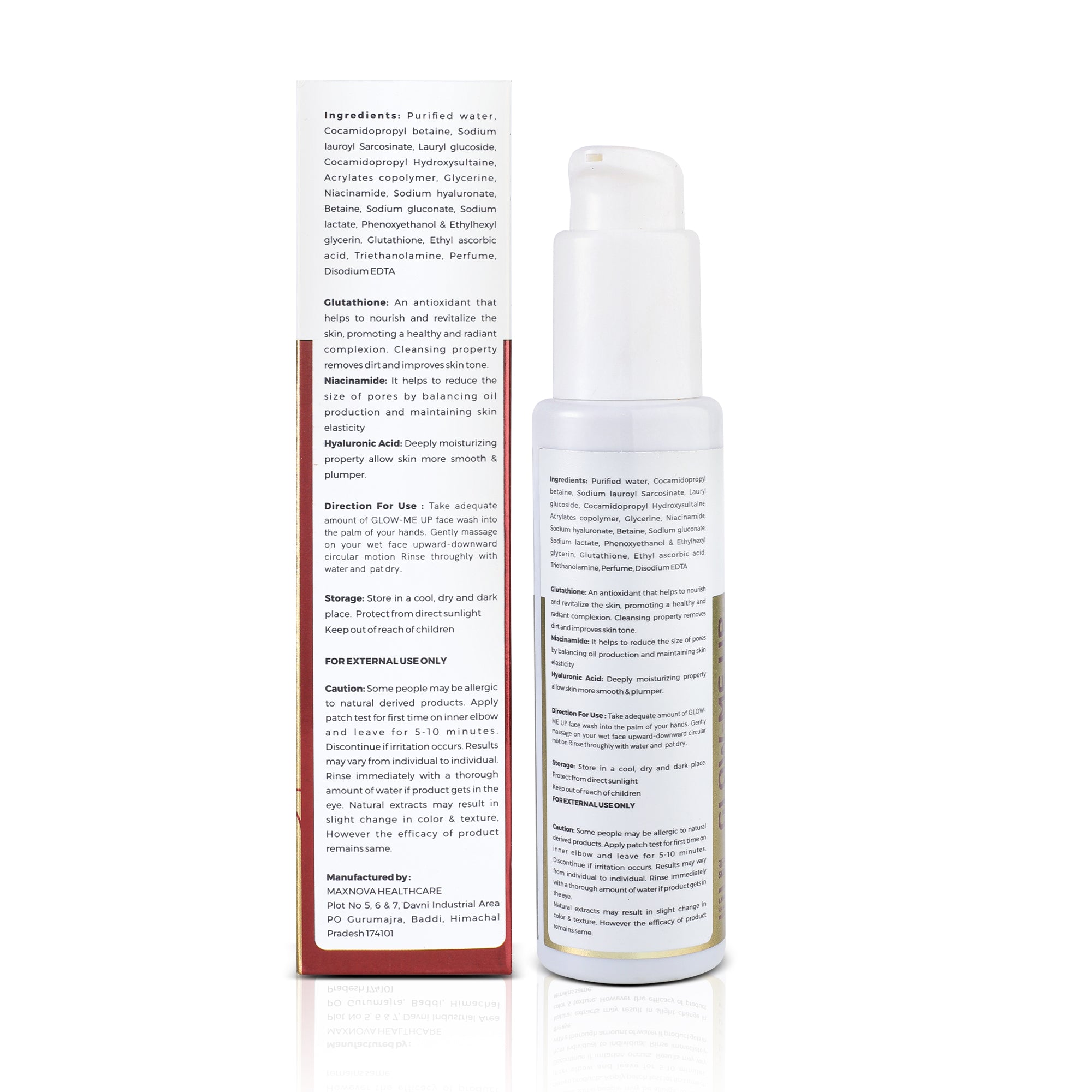Glow Me Up Brightening Face Wash for Clean and Radiant Skin
