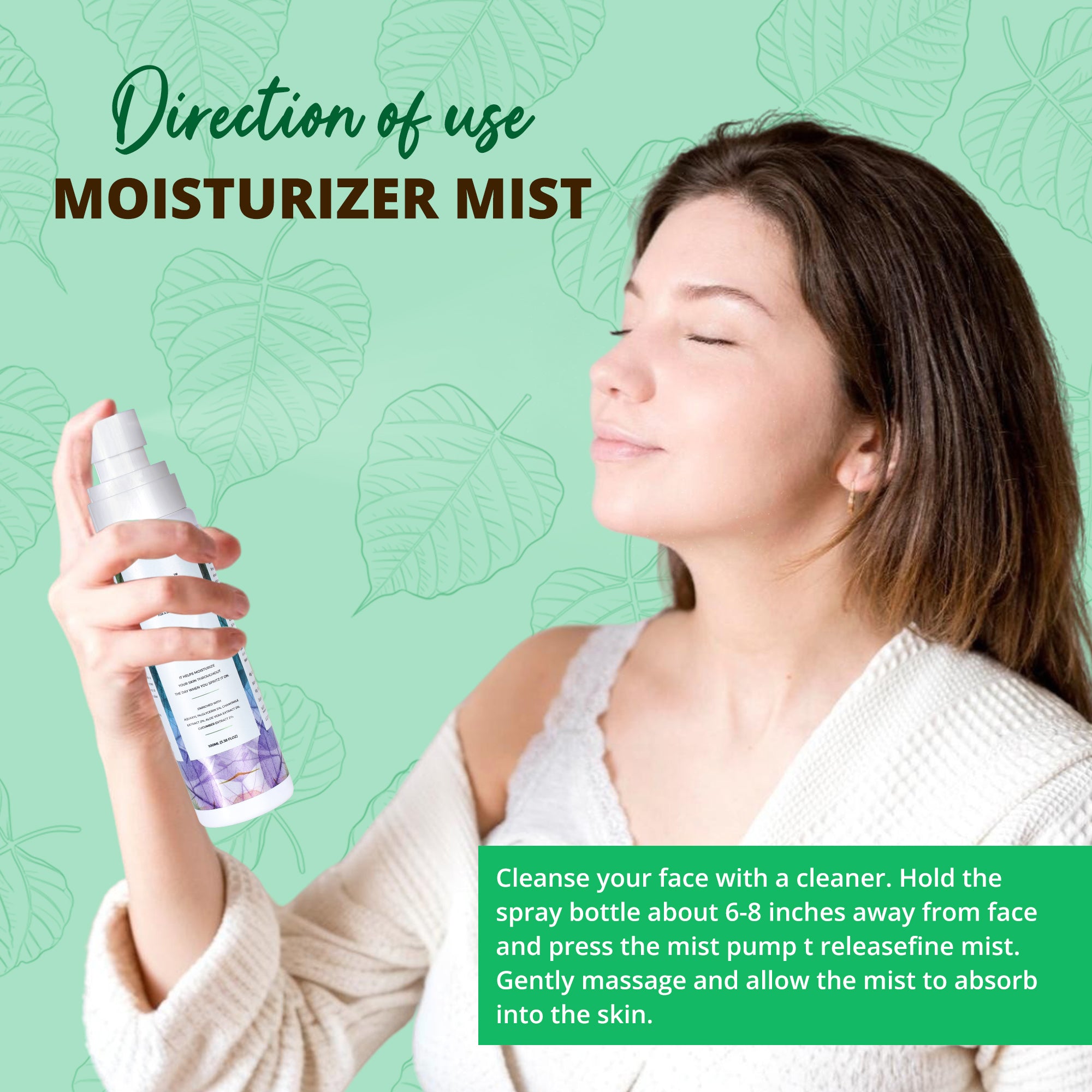 Hydrating Moisturizer Mist for Redness Relief and Skin Comfort