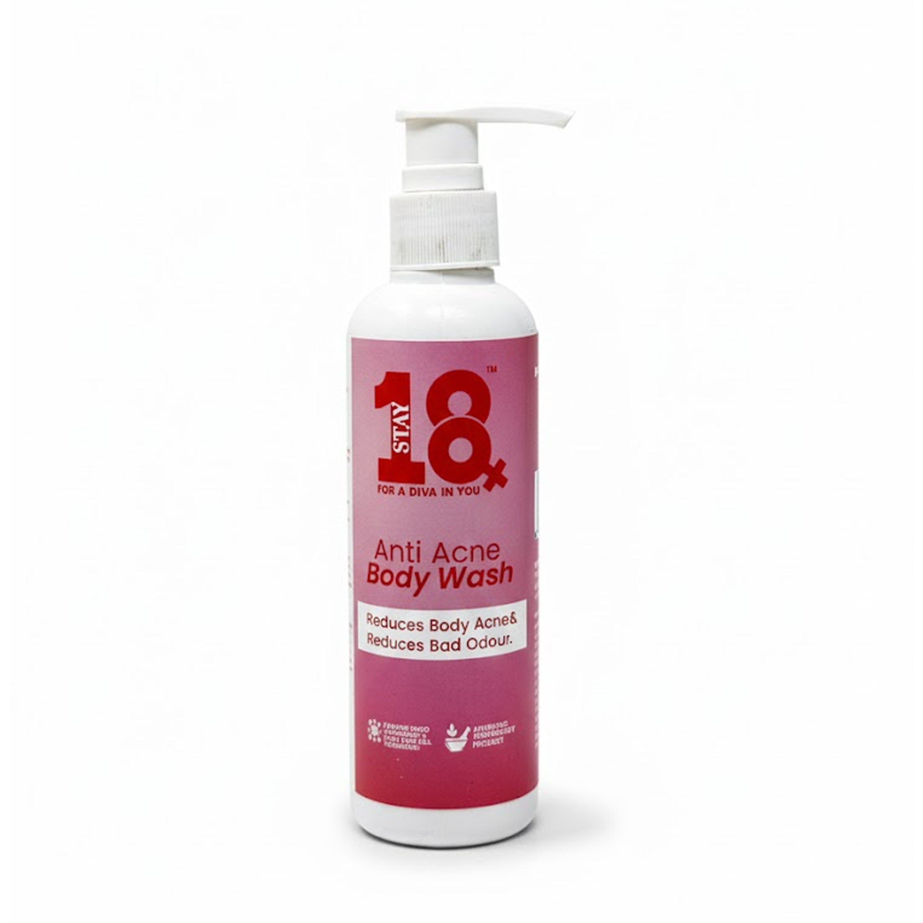 STAY 18 Anti Acne Body Wash for Clear and Nourished Skin