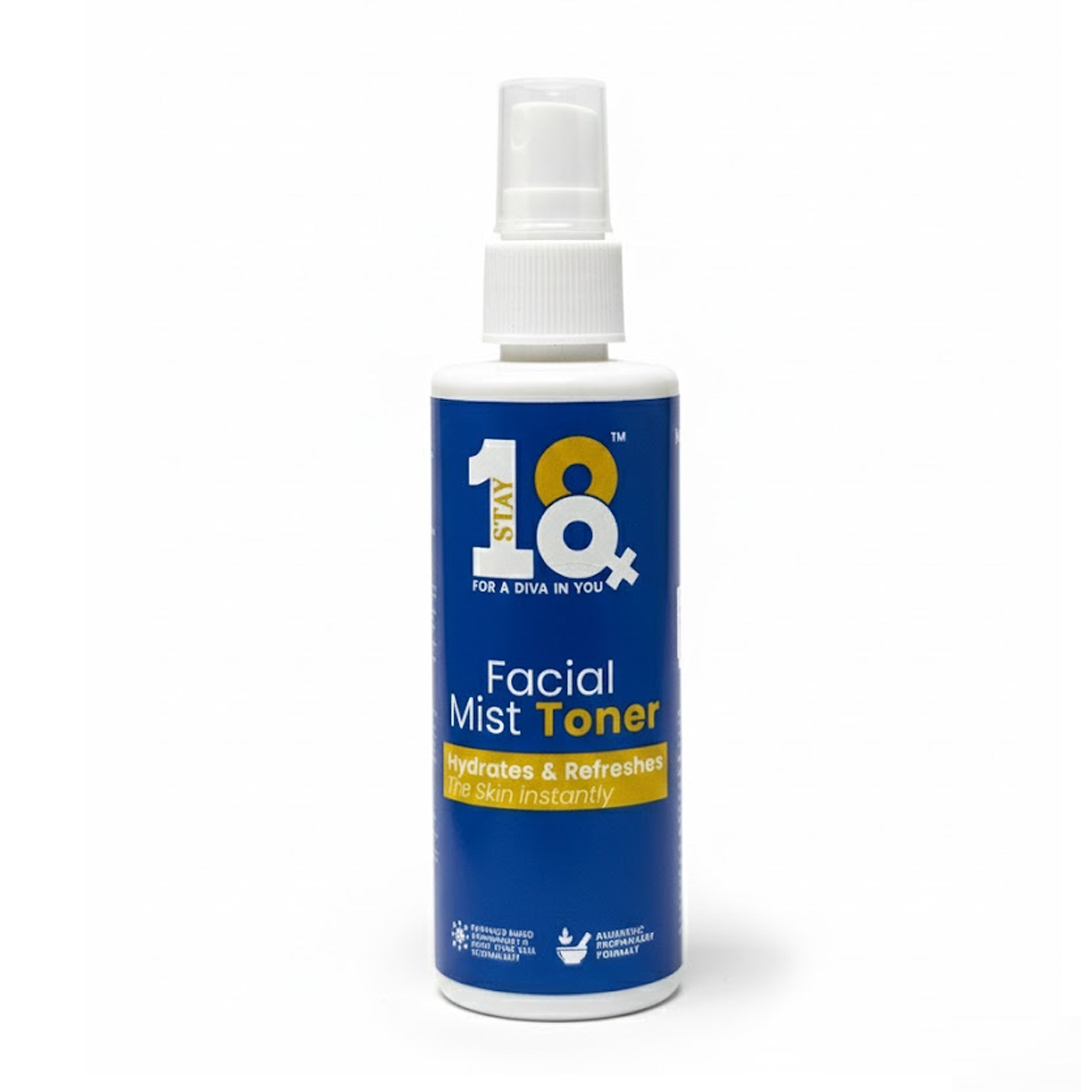 STAY 18 Facial Mist Toner for Hydration and Skin Refreshment