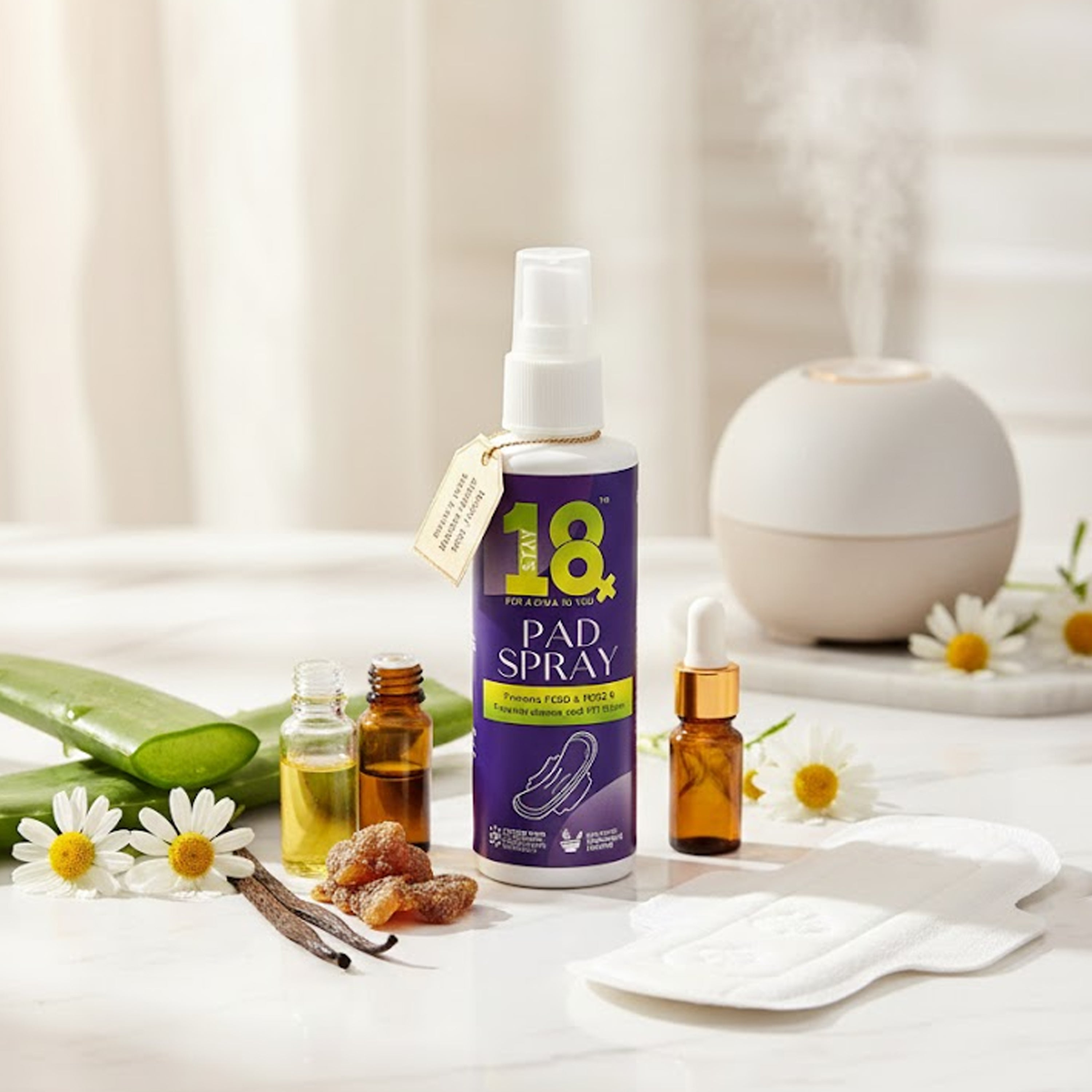 STAY 18 Pad Spray for Feminine Hygiene and Freshness