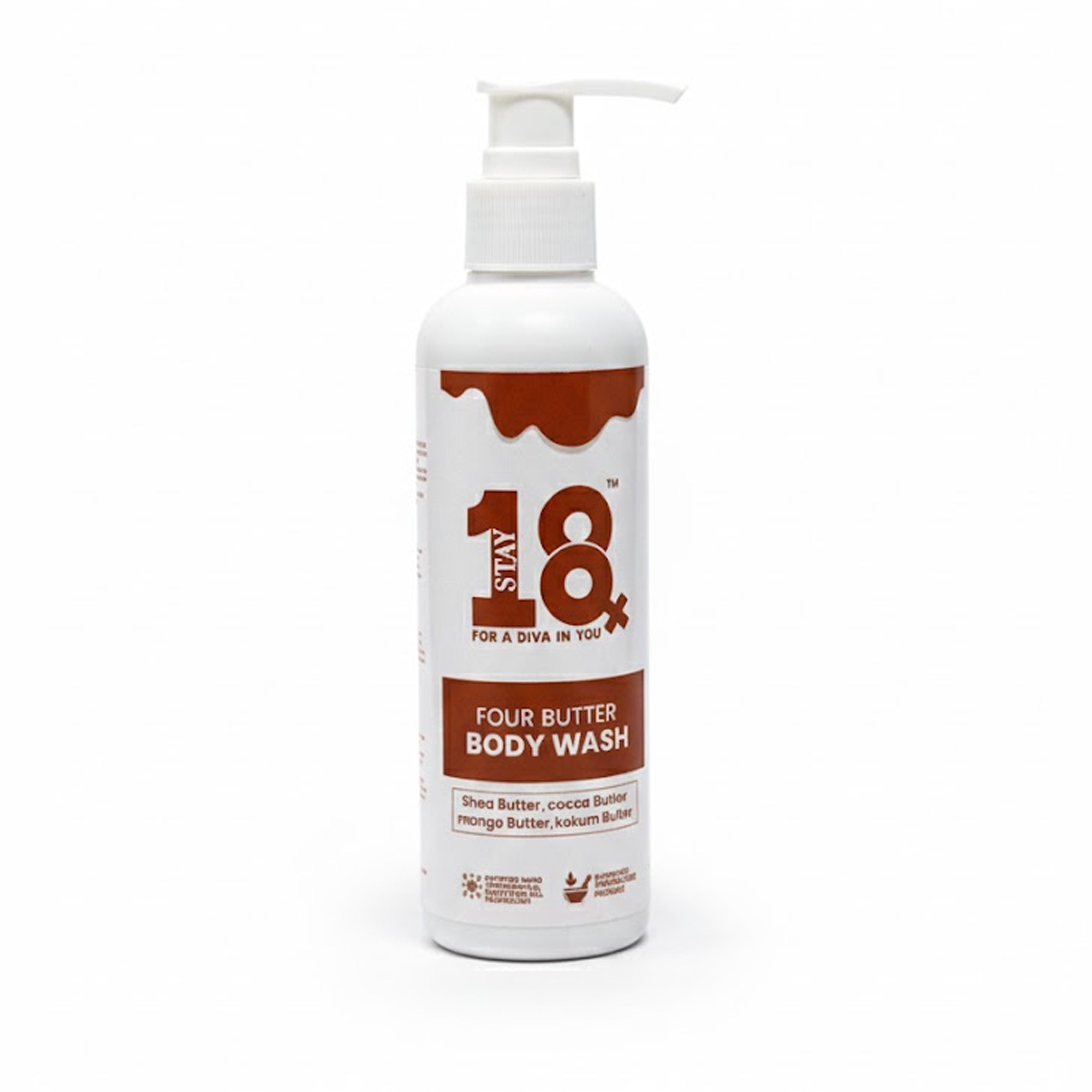 STAY 18 Four Butter Body Wash for Soft, Hydrated, and Smooth Skin
