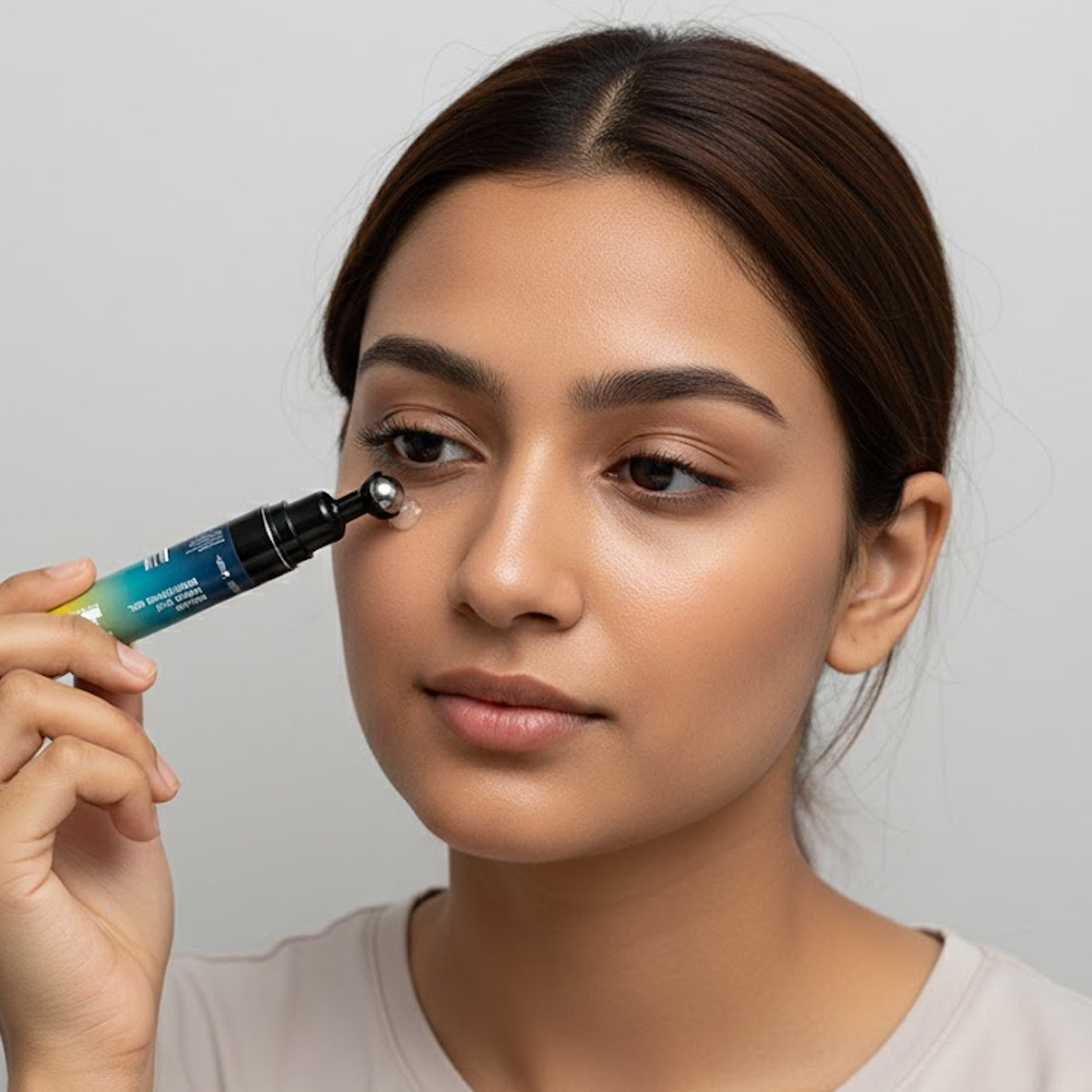 STAY 18 Roller Under Eye Brightening Gel for Puffiness and Dark Circles